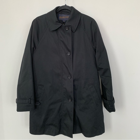 Pendleton Black Lined Jacket Size M - Picture 1 of 9